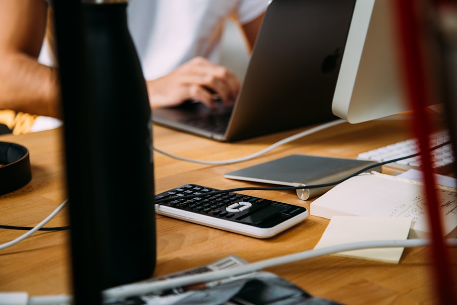 A verified accountant at work